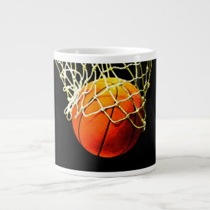 Caneca De Café Grande Basquete I Love