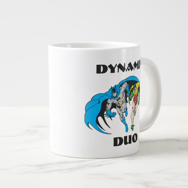 Caneca De Café Grande Batman e Robin (Frente Esquerda)