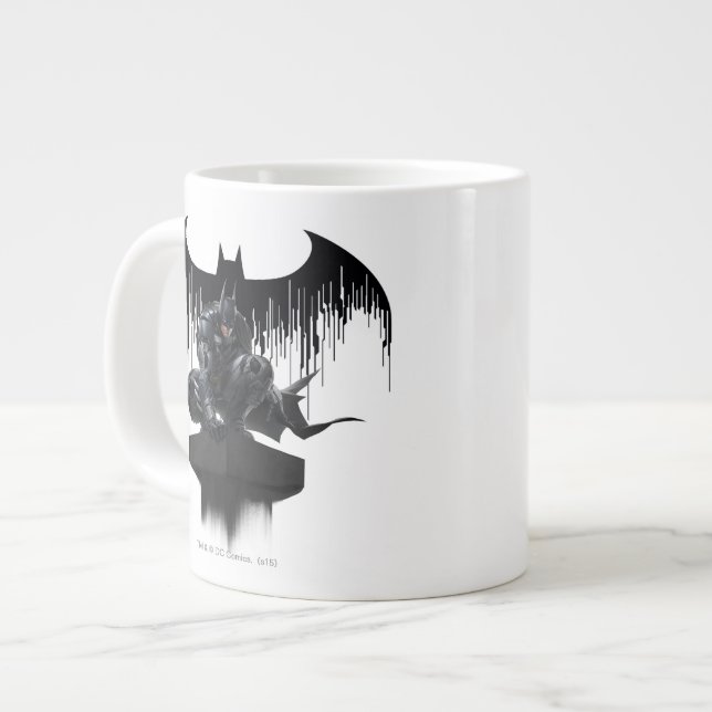 Caneca De Café Grande Batman Perch num Pilar (Frente Esquerda)