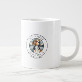 Caneca De Café Grande beagle, caneca,