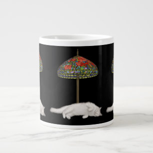 Caneca De Café Grande Beau o Angora Cat Suntanning