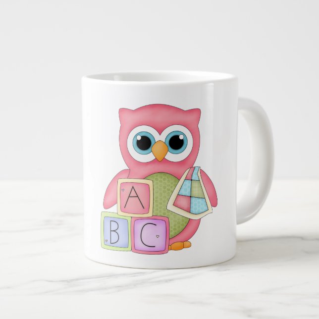 Caneca De Café Grande Bebê presente - Jumbo Mug (Frente Esquerda)