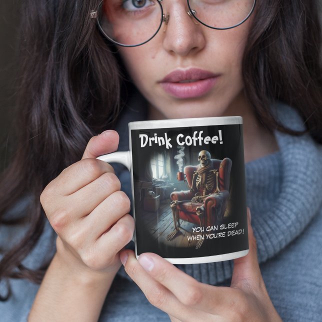 Caneca De Café Grande Beber café (Criador carregado)