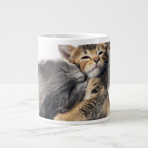 Caneca De Café Grande Bebês Mais Pobres   Abraço de Kitten Cute