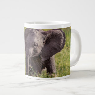 Caneca De Café Grande Bebês Mais Pobres   Baby Elephant Kenya Africa