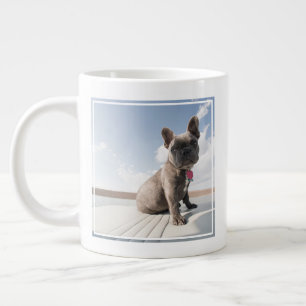 Caneca De Café Grande Bebês Mais Pobres   Barco francês Bulldog