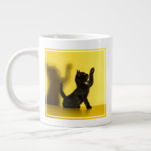 Caneca De Café Grande Bebês Mais Pobres Brinquedo preto
