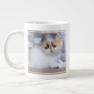 Caneca De Café Grande Bebês Mais Pobres   Calico Pérsico Kitten