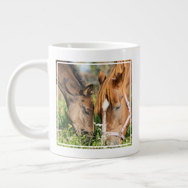 Caneca De Café Grande Bebês Mais Pobres | Coluna de cavalos (Esquerda)