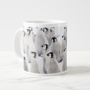 Caneca De Café Grande Bebês Mais Pobres   Pintinhos Imperadores Pinguins