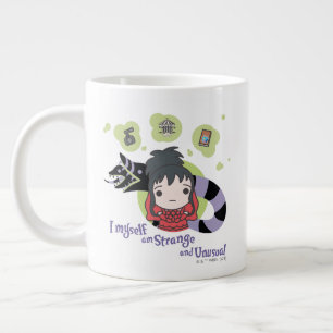 Caneca De Café Grande Beetlesumo   Chibi Lydia "Estranho e incomum"