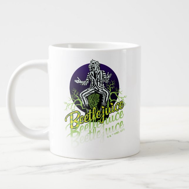 Caneca De Café Grande Beetlesumo | Sentado em tombstone (Esquerda)