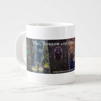 Caneca De Café Grande Beg, Borrow e Steal Banner