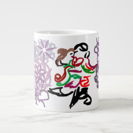 Caneca De Café Grande Beijo de Natal 