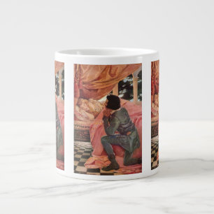Caneca De Café Grande Bela Adormecida Vintage por Jessie Willcox Smith