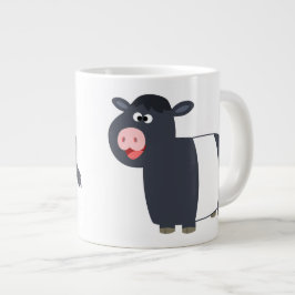 Caneca De Café Grande Bela e Feliz Cartoon Abaixo Vaca Galloway Jumbo Mu