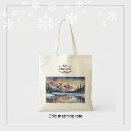 Caneca De Café Grande Beleza Tranquila, Banff no Inverno – Caneca Grande