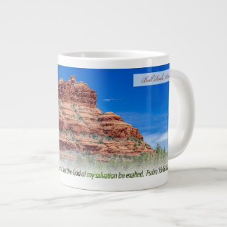 Caneca De Café Grande Bell Rock Psalm 18:46 KJV