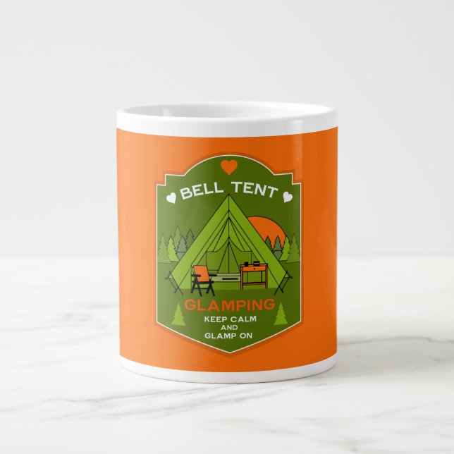 Caneca De Café Grande Bell Tent Glamping (Frente)