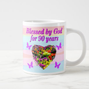 CANECA DE CAFÉ GRANDE BELO 90 ANIVERSÁRIO BÊNÇÕES DE BÊBADO