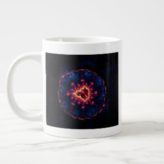 Caneca De Café Grande Belo Fractal de Mandelbrot Manipulado