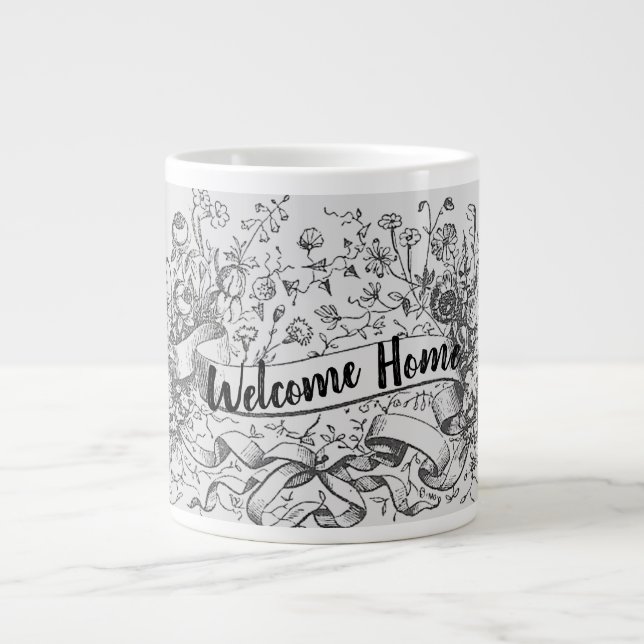 Caneca De Café Grande Bem-vindo ao Home New Home Buyer Realtor (Frente)