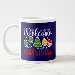 Caneca De Café Grande Bem-vindo Natal-63758
