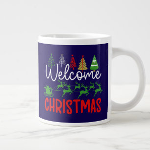 Caneca De Café Grande Bem-vindo Natal-84964