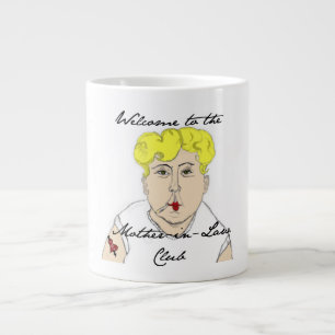Caneca De Café Grande Bem-vindos à "Mãe no Clube de Direito" Specialty M