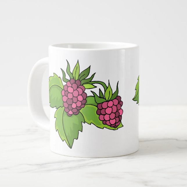 Caneca De Café Grande Berries (Frente Esquerda)