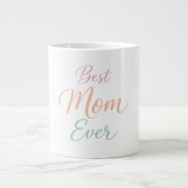 Caneca De Café Grande Best Mom Ever Personalized Coffee Mug