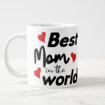 Caneca De Café Grande Best Mom In The World Mother's Day<br><div class="desc">In 2022 Mother's Day falls on Sunday March 27th (Sunday May 8th in the USA)</div>