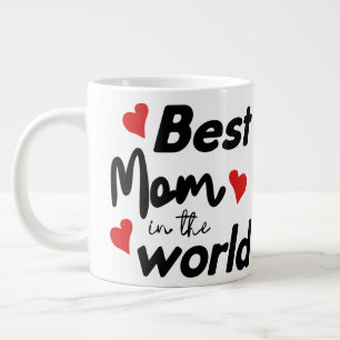 Caneca De Café Grande Best Mom In The World Mother's Day