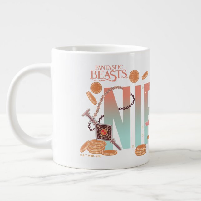 Caneca De Café Grande Bestas Fantásticas Niffler (Esquerda)