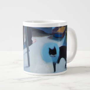 Caneca De Café Grande Betsy Cat em Cone Mug