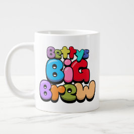 Caneca De Café Grande Bettys Big Brew Giant Coffee Mug