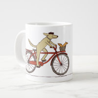 Bicicleta Cachorro com Esquilo - Arte Animal Diver