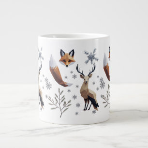 Caneca De Café Grande Bicicletas de Floresta Especialidade de Natal Jumb