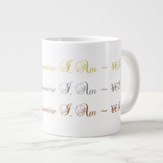Caneca De Café Grande ¥€$ ~ Bilionário I AM ~ ¥€$