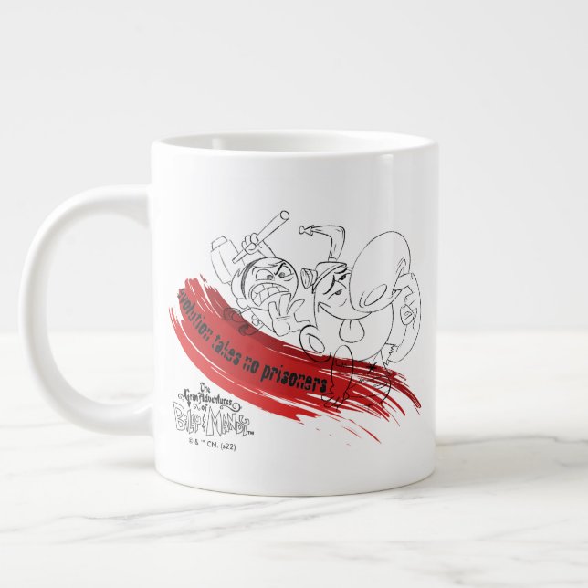 Caneca De Café Grande Billy & Mandy - A evolução não leva prisioneiros (Esquerda)
