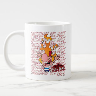 Caneca De Café Grande Billy & Mandy - Destrua Todos Nós