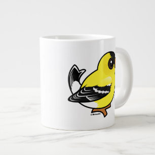 Caneca De Café Grande Birdorable American Goldfinch