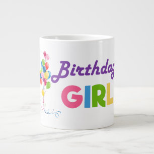 Caneca De Café Grande Birthday Girl