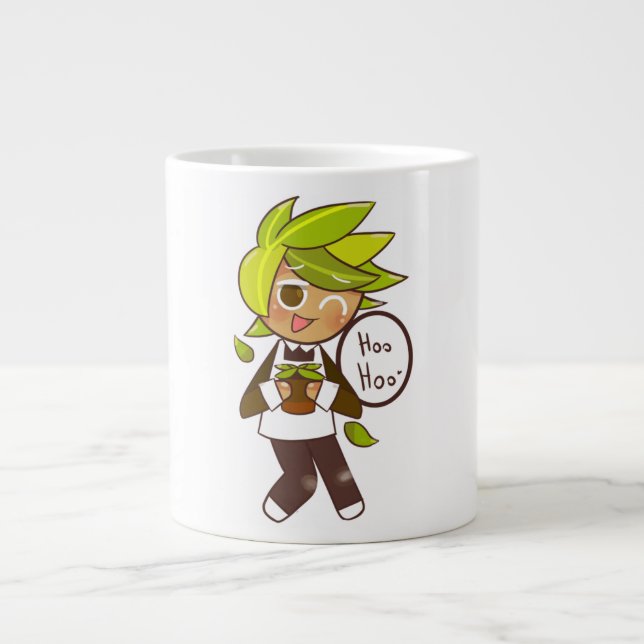 Caneca De Café Grande biscoito de erva Hoo Hoo (Frente)