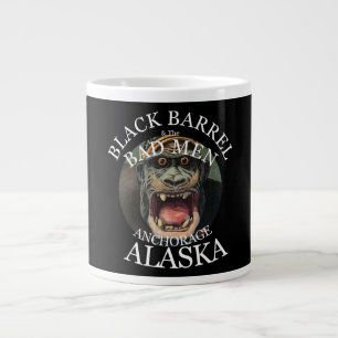 CANECA DE CAFÉ GRANDE BLACK BARREL E OS HOMENS MAL ANCORADOS ALASKA AK