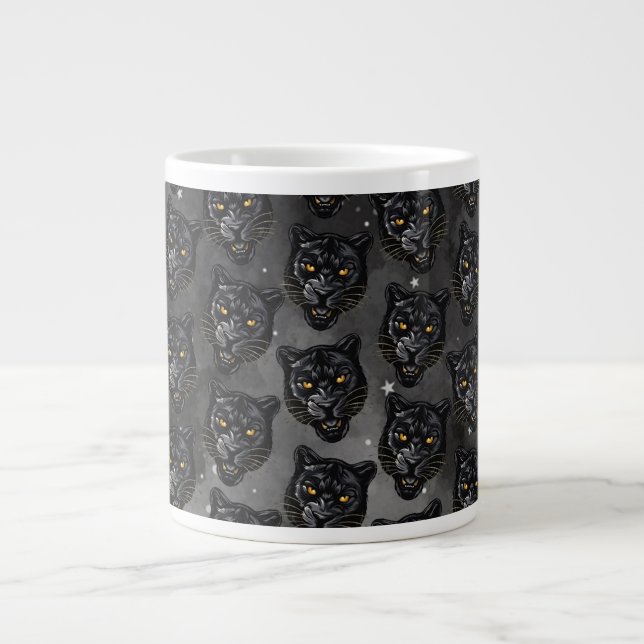 Caneca De Café Grande Black Panther (Frente)