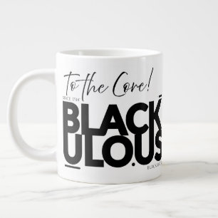 Caneca De Café Grande BLACKULO.US™ "To The Core!" - Fundadores 🔥 Flex