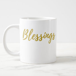 Caneca De Café Grande Blessings Jumbo 20 oz Mug