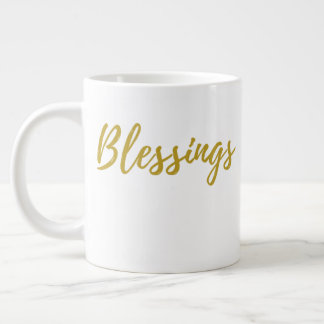 Caneca De Café Grande Blessings Jumbo 20 oz Mug