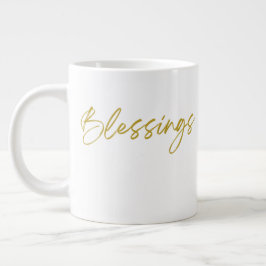 Caneca De Café Grande Blessings Jumbo 20oz Mug